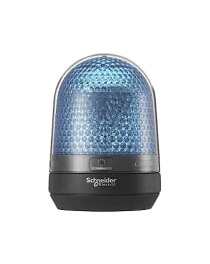 Schneider Electric Harmony XVR Series Blue Buzzer Beacon, 12 → 24 V dc, IP23, Base Mount, 90dB at 1 Metre