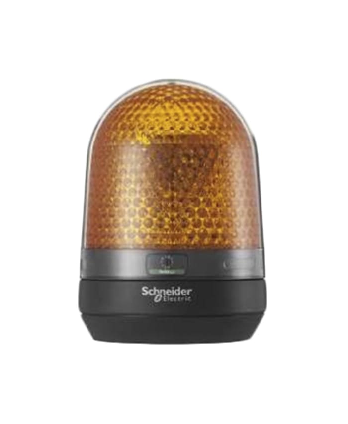 Schneider Electric Harmony XVR Series Amber Multiple Effect Beacon, 48 V dc, Base Mount, LED Bulb, IP23, IP65