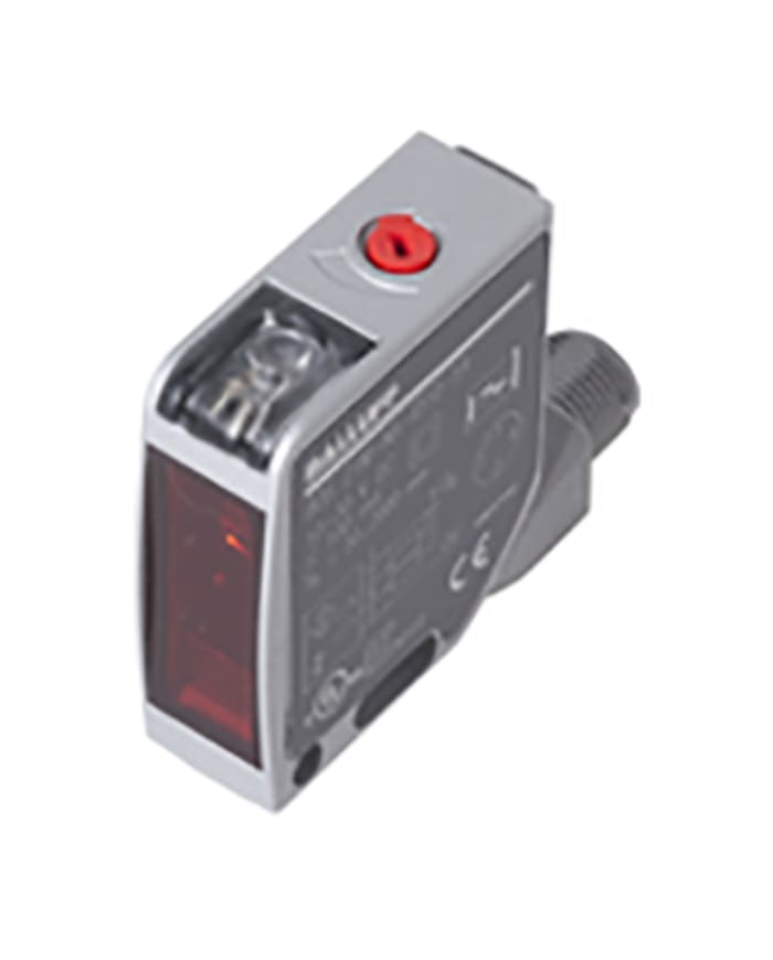 BALLUFF Retroreflective Photoelectric Sensor, Block Sensor, 100 mm → 8 m Detection Range