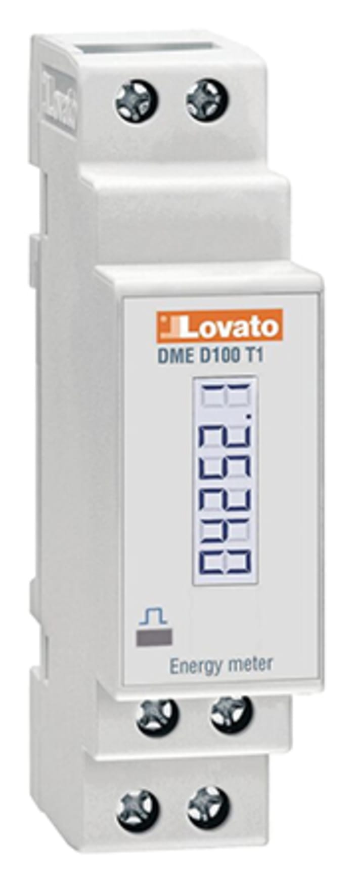 Lovato 1 Phase LCD Energy Meter, Type Electronic