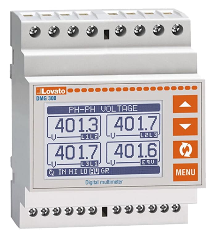Lovato DMG LCD Digital Panel Multi-Function Meter