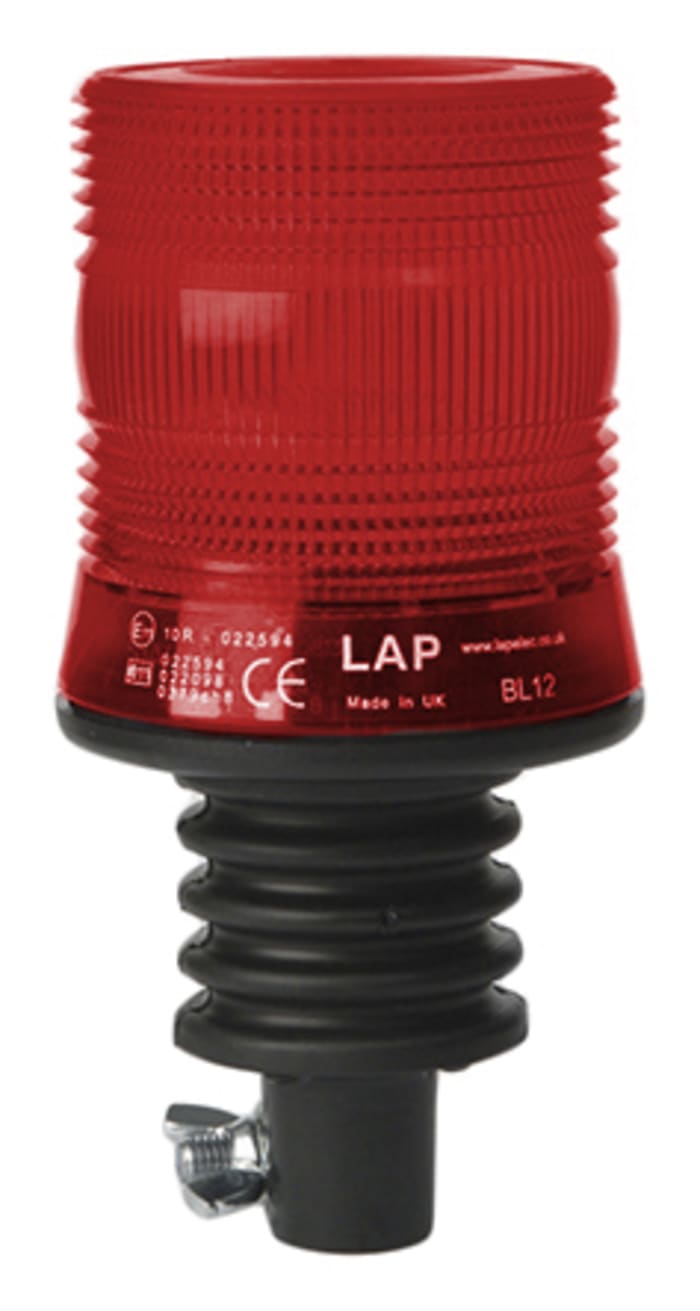Balise clignotante à LED Rouge RS PRO, 10 → 100 V c.c.