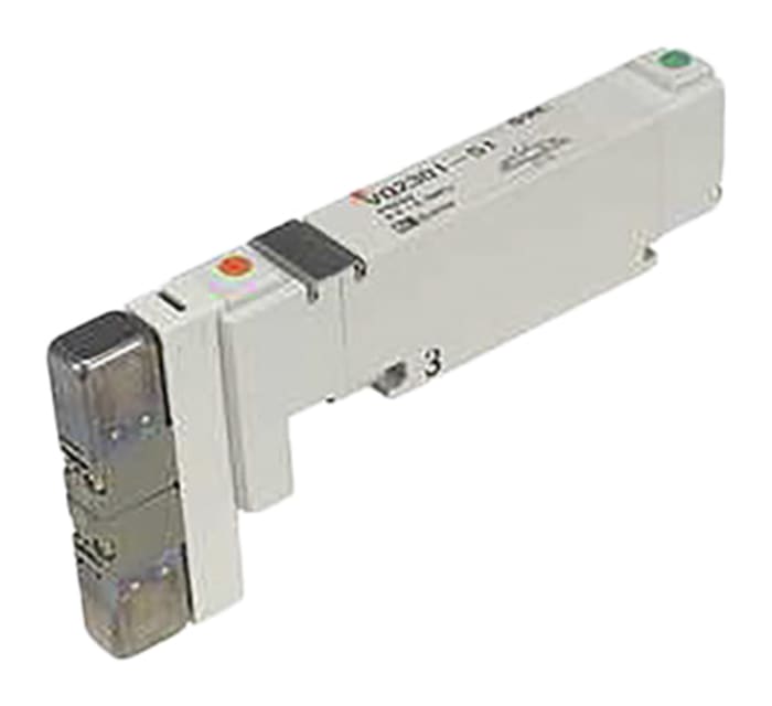 SMC 5/2 Pneumatic Solenoid Valve - Solenoid/Solenoid VQ1000 Series 24V dc
