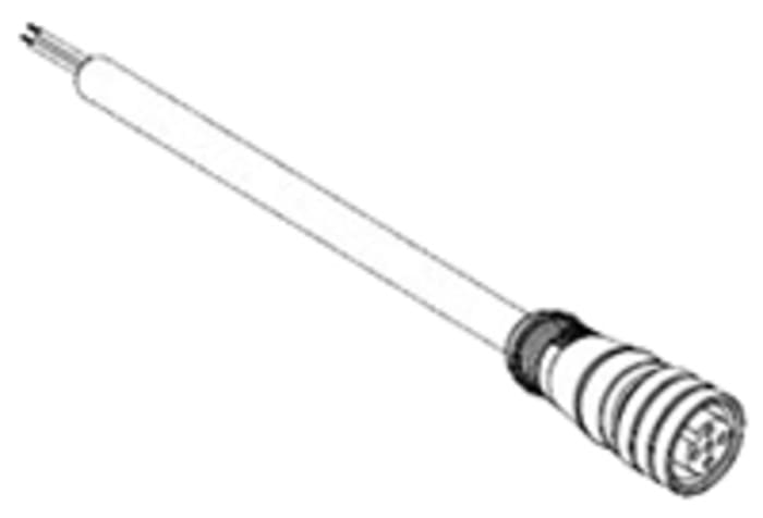  Cable de conexión Brad from Molex, con. A M12 Hembra, 5 polos, con. B Sin terminación, cod.: A, long. 10m, 60 V, 4 A,