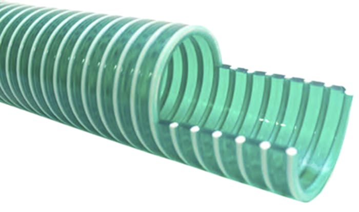 RS PRO, RS PRO Hose Pipe, PVC, 25mm ID, 32mm OD, Green, 10m