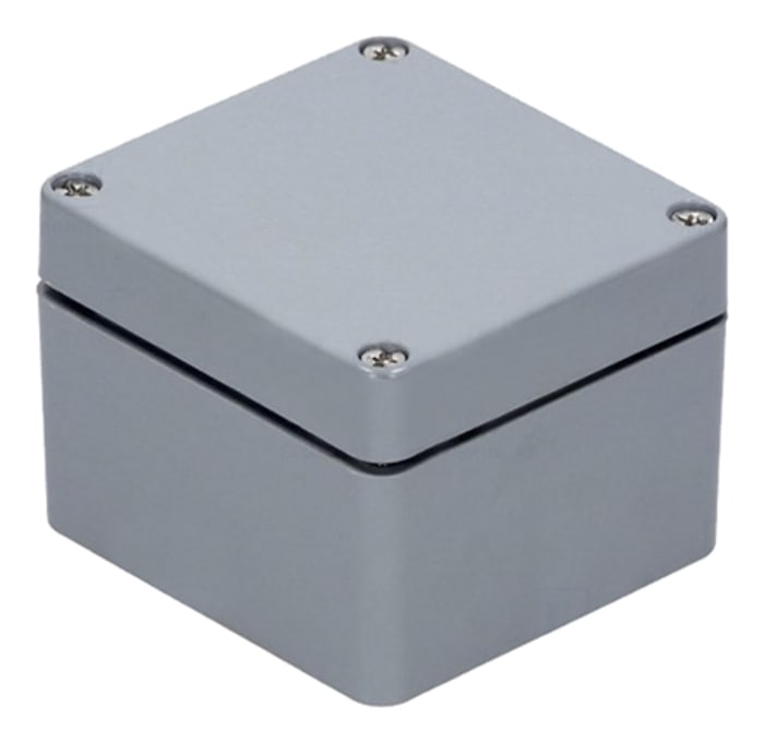 Caja RS PRO de PET Gris, 80 x 75 x 55mm, IP66