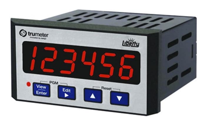 Trumeter 8781-1 Counter, 6 Digit, 8.25kHz, 85 → 265 V ac, 9 → 30 V dc