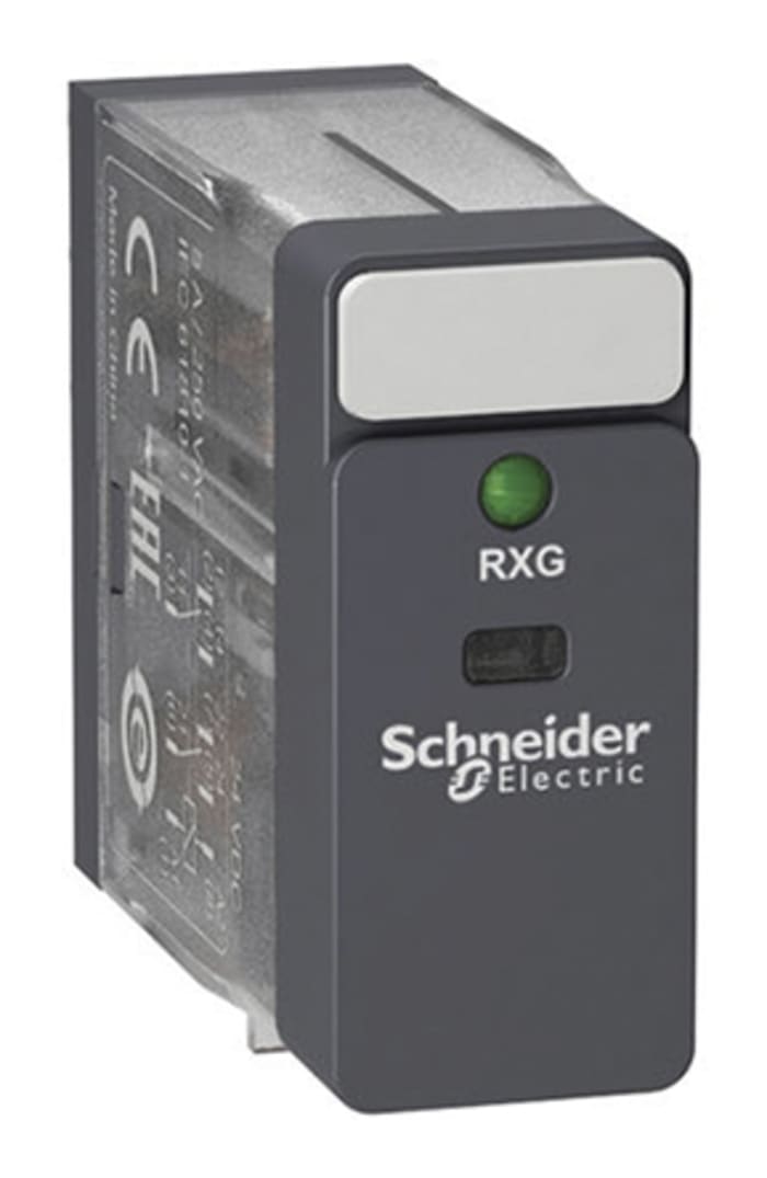 Relais Schneider Electric, 1 RT, bobine 220V c.a. Enfichable 820mW