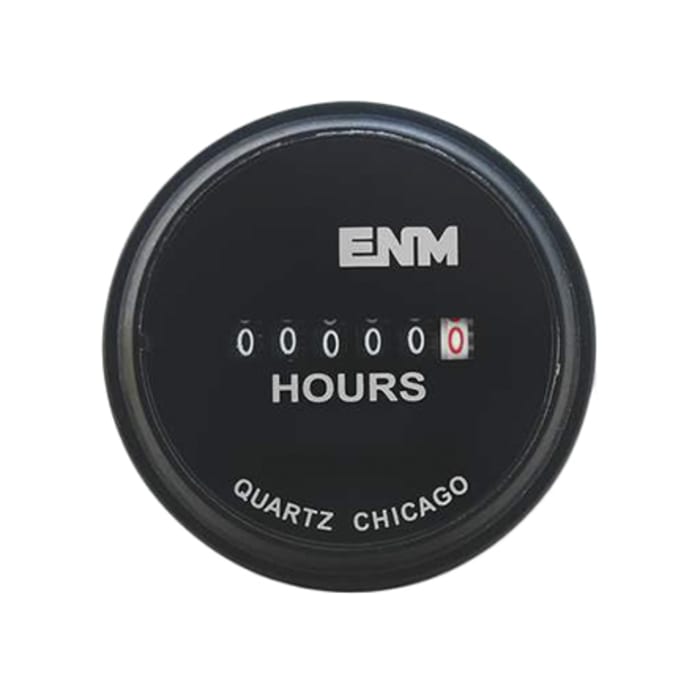 Compteur horaire ENM, Analogique, 6 chiffres , 24 V c.a., 48 V c.a., 115 V c.a., 230 V c.a.