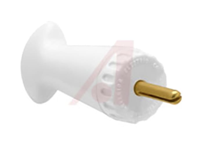 Superior Electric, Supercon Power Connector Screw Mount Plug, 1P, Screw Down Termination, 25A, 125/250 V ac, 125/250 V