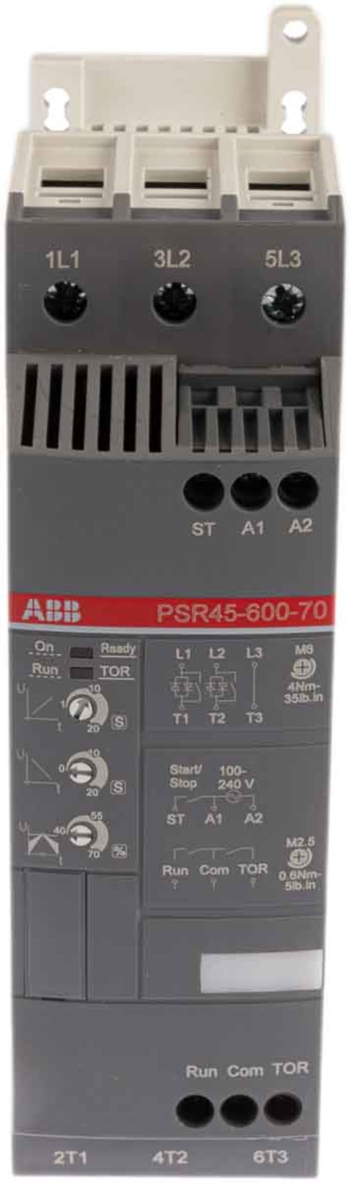 ABB Soft Starter, , 22 kW, 600 V ac, 3 Phase, IP10