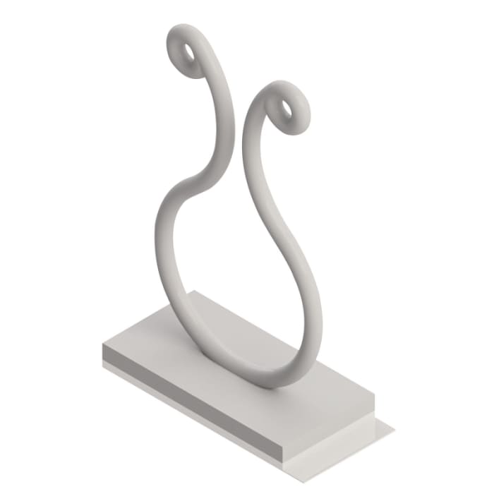 Essentra Natural Nylon Twisted link base, 7.6 → 10.2mm Max. Bundle