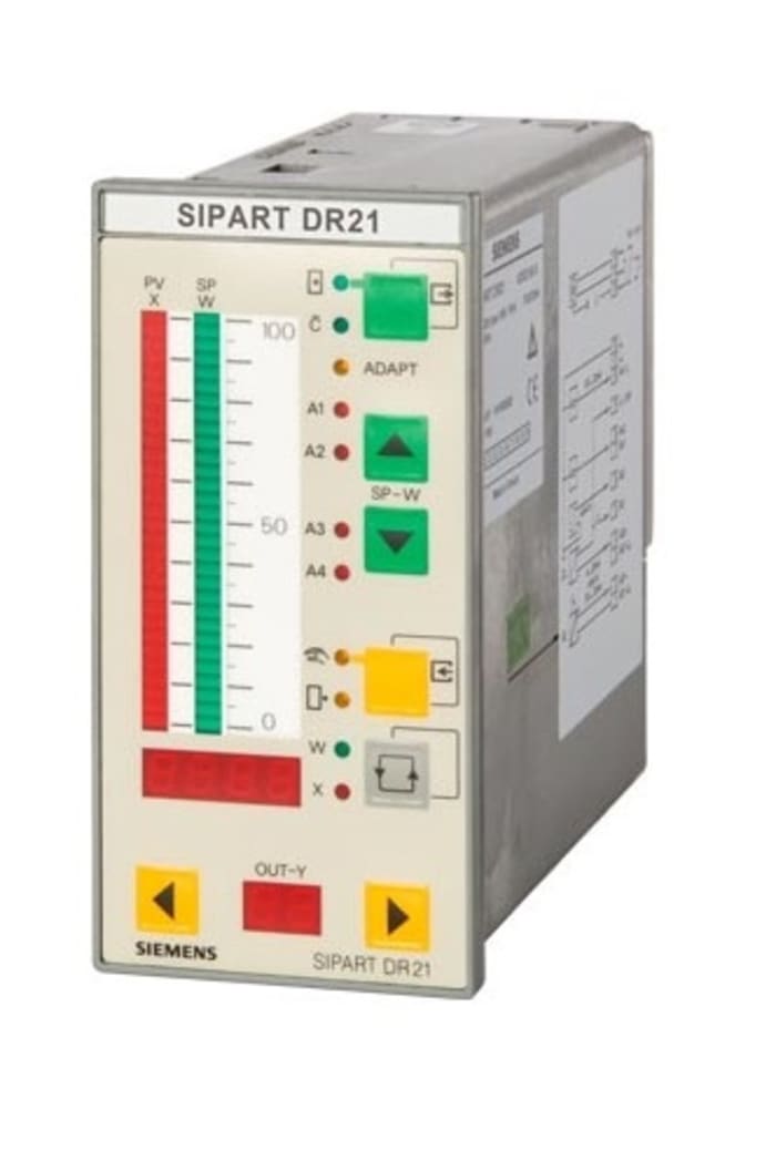 6DR21005 Siemens Siemens SIPART DR21 PID Temperature Controller, 72 x 144mm, 115 → 230 V ac