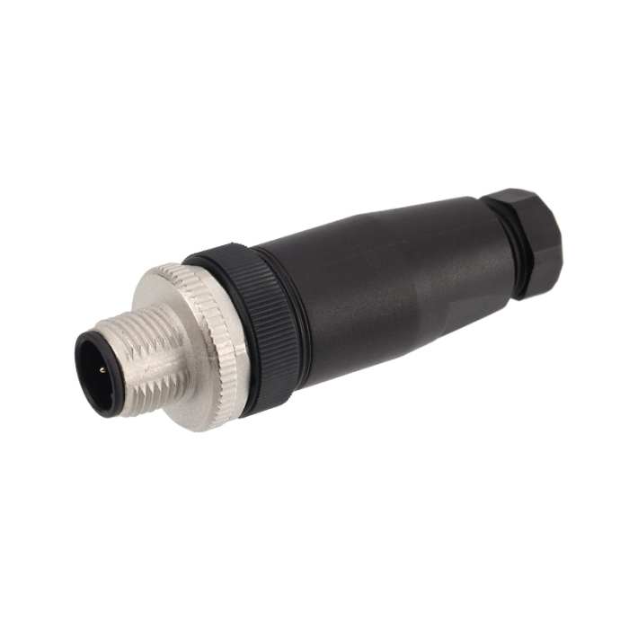 RS PRO Industrial Circular Connectors, 4 Contacts, Cable, M12 Connector, Plug, Male, IP67