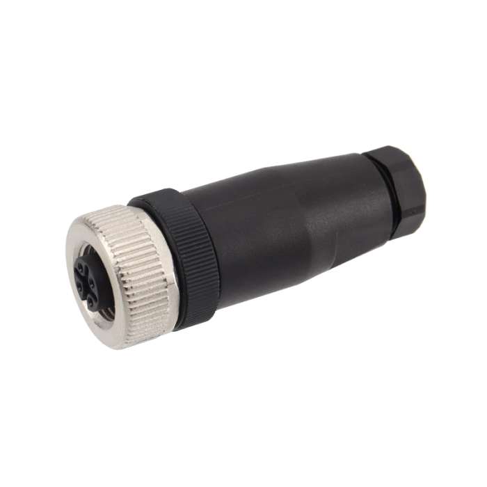 Connecteurs circulaires RS PRO, M12, 4 contacts, Câble, raccordement A visser