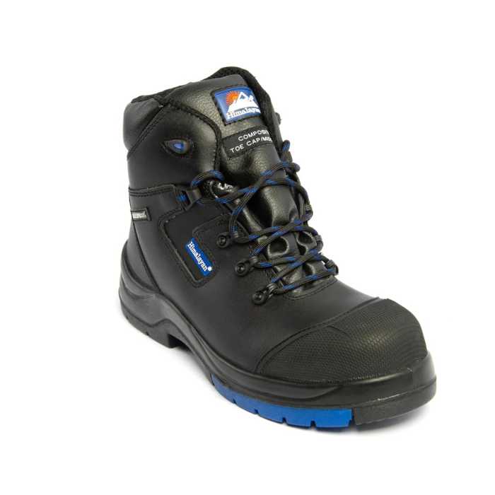 Himalayan 5160 Black Composite Toe Capped Unisex Safety Boots, UK 4, EU 38