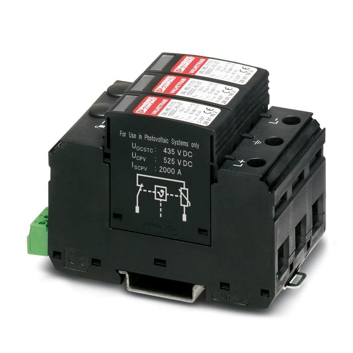 Phoenix Contact Surge Arrester, 3kV, DIN Rail Mount