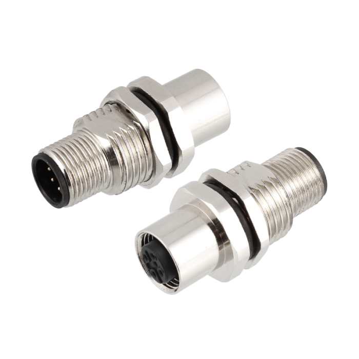 RS PRO Industrial Circular Connectors, 5 Contacts, M12 Connector, Plug, Male to Female, IP67
