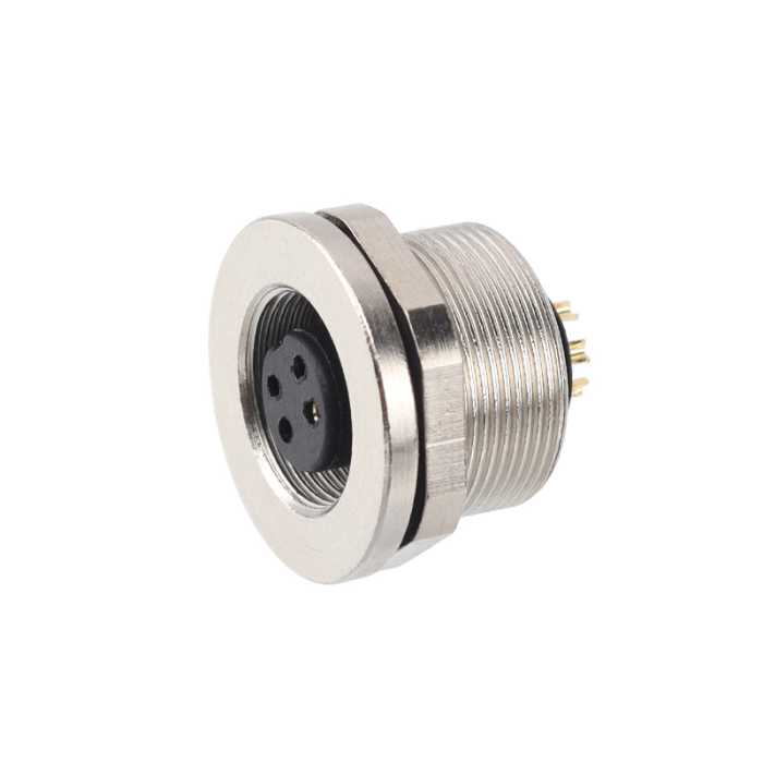 RS PRO Industrial Circular Connectors, 4 Contacts, Panel Mount, M9 Connector, Socket, Female, IP67