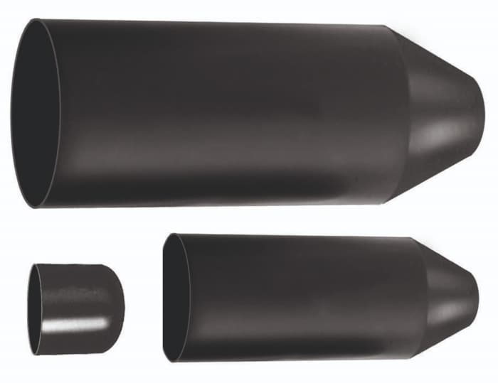 Tubo termorretráctil en caliente RS PRO de Poliolefina Negro, Ø 70 mm, long. 115mm Type KTK