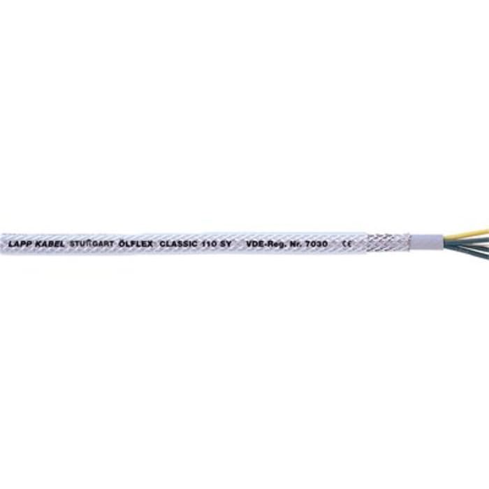 Lapp 10 Meter 1119853 Ölflex Classic 110 PVC Steuerleitung 3x1 mm² ohne grün-gelben Schutzleiter I Steuerkabel 3 adrig I Kabel 3 adrig