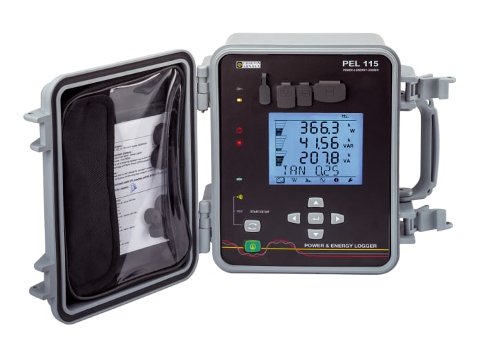 Chauvin Arnoux PEL 115 Power & Energy Data Logger, Ethernet, IRD Server, USB, Wifi, 4V / 4I Input Channel(s)