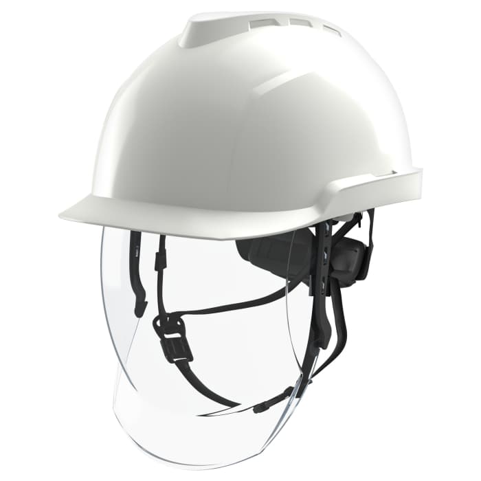 MSA Safety Blanc avec écran facial retractable , gamme V - Gard 950