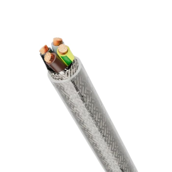 Lapp ÖLFLEX SERVO 2YSLCY Control Cable, 4 Cores, 2.5 mm², CY, Screened, 50m, Transparent PVC Sheath, 13 AWG