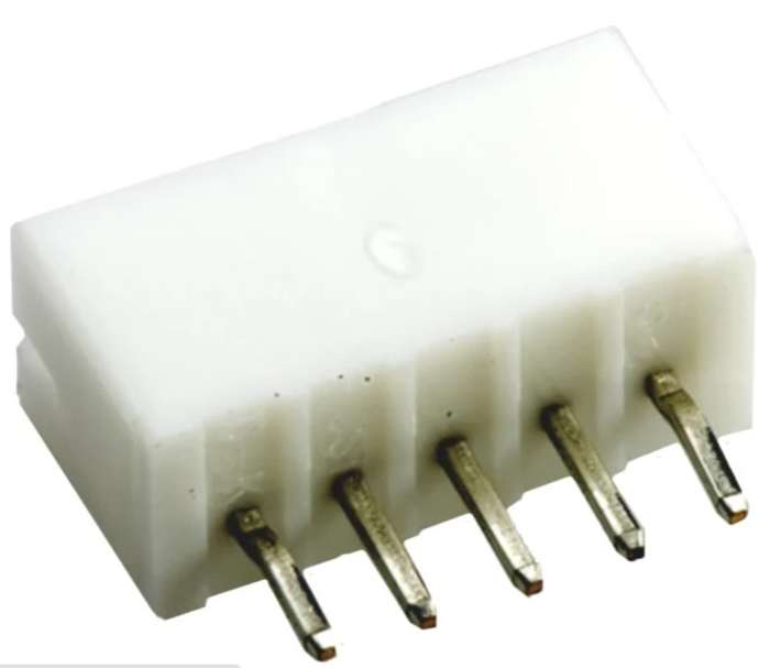 RS PRO Straight Through Hole PCB Header, 5 Contact(s), 2mm Pitch, 1 Row(s), Shrouded