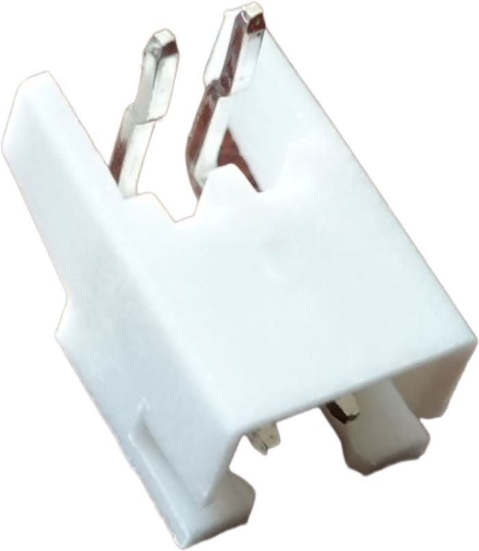 RS PRO Side Entry Through Hole PCB Header, 2 Contact(s), 2.5 mm Pitch, 1 Row, Shrouded