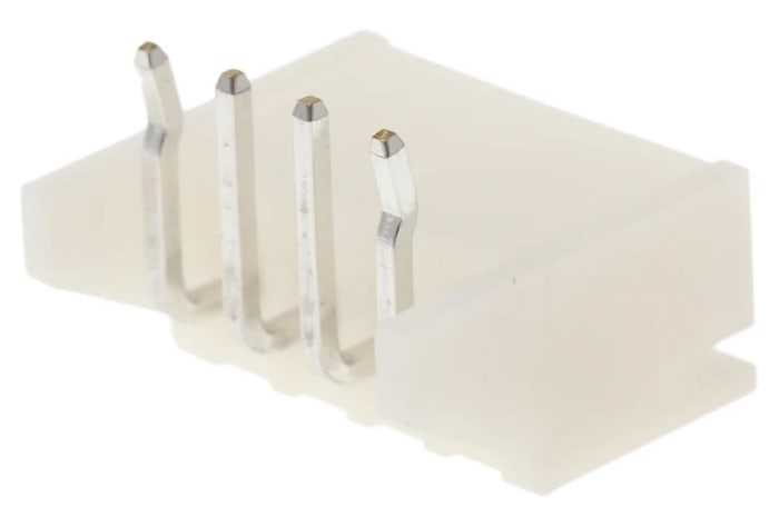 RS PRO Side Entry Through Hole PCB Header, 4 Contact(s), 2.5mm Pitch, 1 Row(s), Shrouded