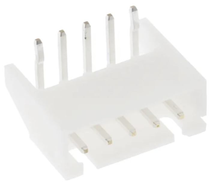 RS PRO Side Entry Through Hole PCB Header, 5 Contact(s), 2.5mm Pitch, 1 Row(s), Shrouded