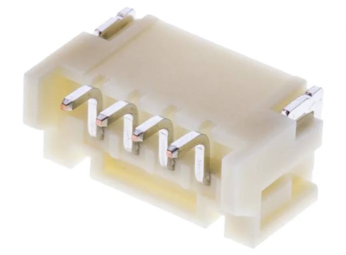 RS PRO Right Angle Surface Mount PCB Header, 4 Contact(s), 2mm Pitch, 1 Row(s), Shrouded