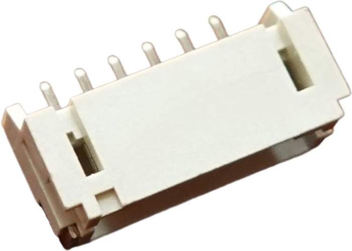 RS PRO Right Angle Surface Mount PCB Header, 6 Contact(s), 2mm Pitch, 1 Row(s), Shrouded