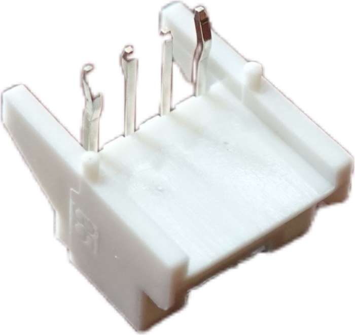 RS PRO Right Angle Through Hole PCB Header, 4 Contact(s), 2mm Pitch, 1 Row(s), Shrouded