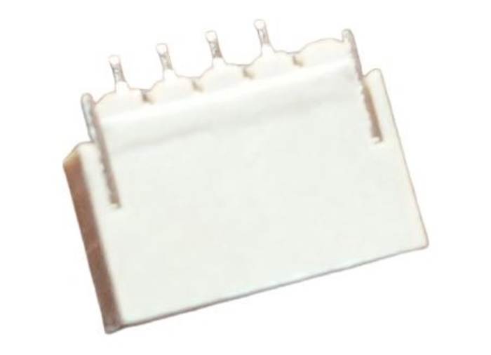 RS PRO Right Angle Surface Mount PCB Header, 4 Contact(s), 1mm Pitch, 1 Row(s), Shrouded