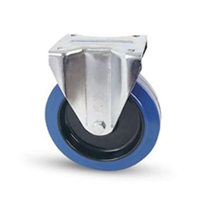 RS PRO Fixed Castor, 300 kg Capacity, 150 mm Wheel, Rubber
