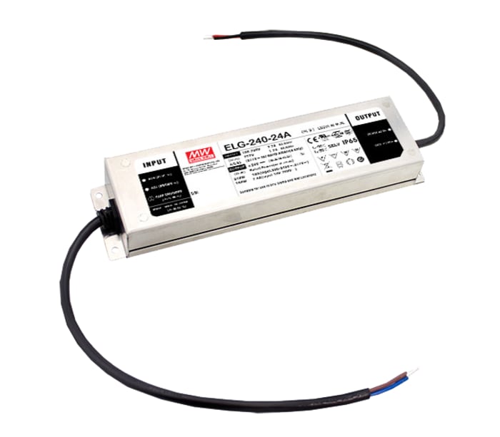 MEAN WELL LED Driver, 54V Output, 240W Output, 4.45A Output, Constant Current / Constant Voltage Dimmable