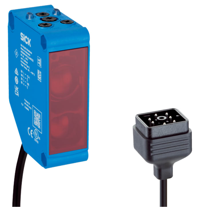 SICK Retroreflective Photoelectric Sensor, Compact Sensor, 20 m Detection Range