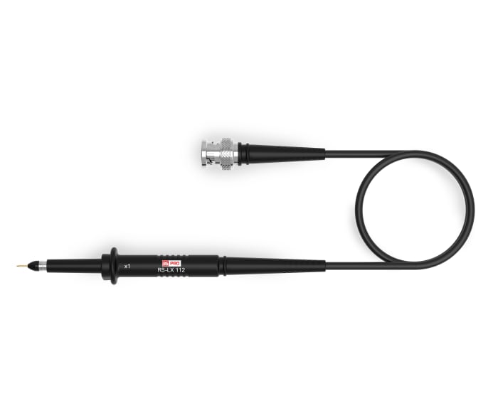 Sonda pro osciloskop, typ sondy: Napětí 25MHz 1:1 BNC 1 14ns, číslo modelu: RS-LX 112 RS PRO