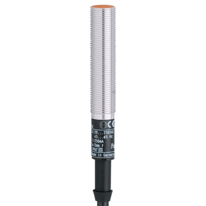 ifm electronic IF5766 Threaded Barrel Inductive Proximity Sensor, M12 x 1 2-Wire IF5 36V dc 2 mm 55 V dc 400mA
