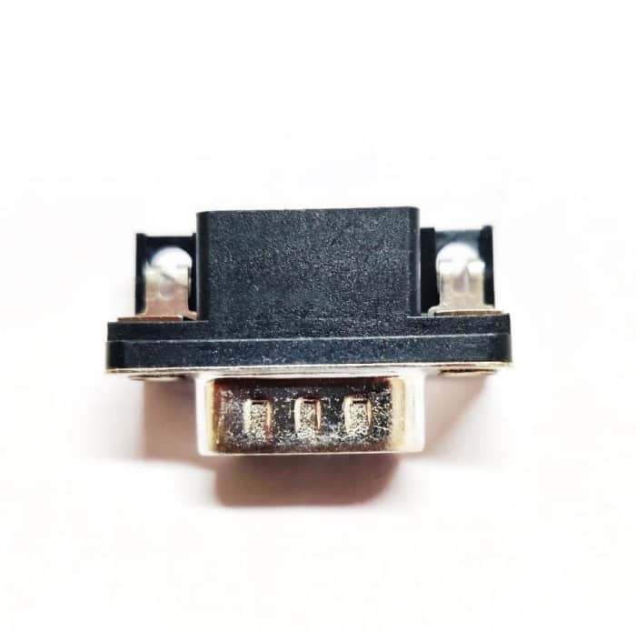 RS PRO RS Pro D-Subminiature connector 9 Way Right Angle Panel Mount D-Sub Connector, with Panel Male