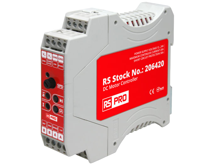 RS PRO | RS PRO 480 W DC Motor Controller, 12V dc, 24 V dc, 1 Phase ...