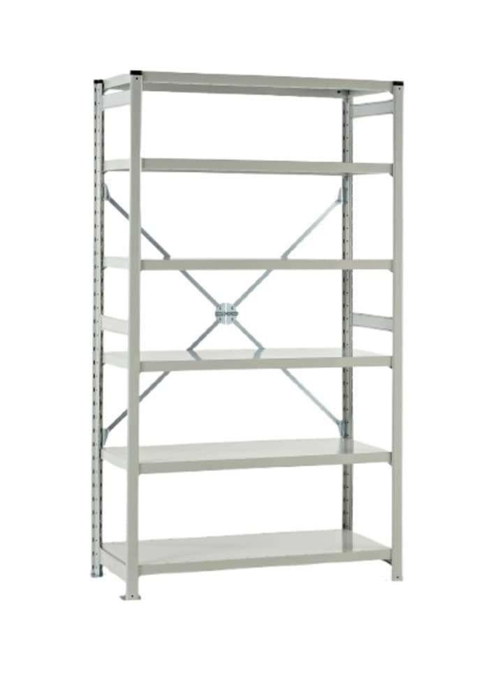 Système d'étagères RS PRO 2100mm x 1000mm x 450mm, 6 niveaux