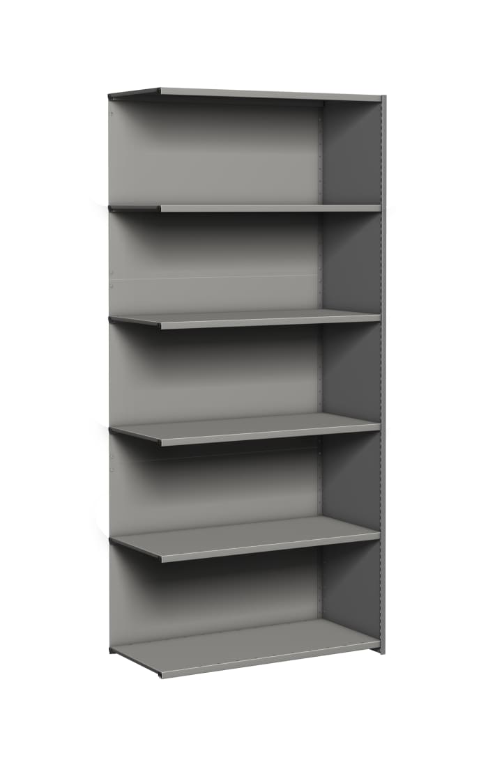 Système d'étagères RS PRO en Acier 1850mm x 1000mm x 300mm, 6 niveaux