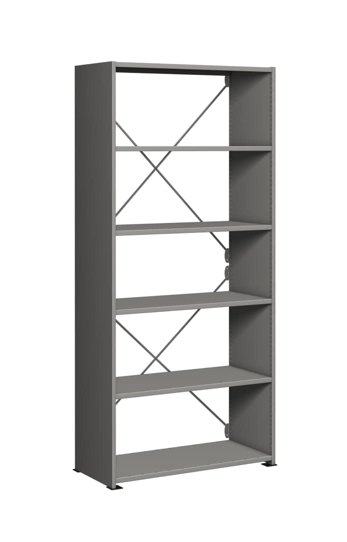 Système d'étagères RS PRO en Acier 1850mm x 1000mm x 300mm, 6 niveaux