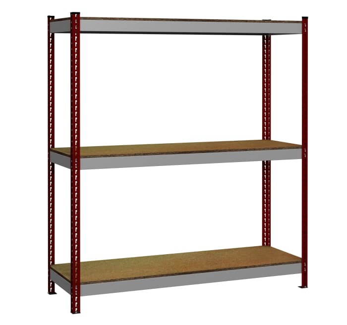 Système d'étagères RS PRO 1980mm x 1200mm x 600mm, charge 360kg, 5 niveaux