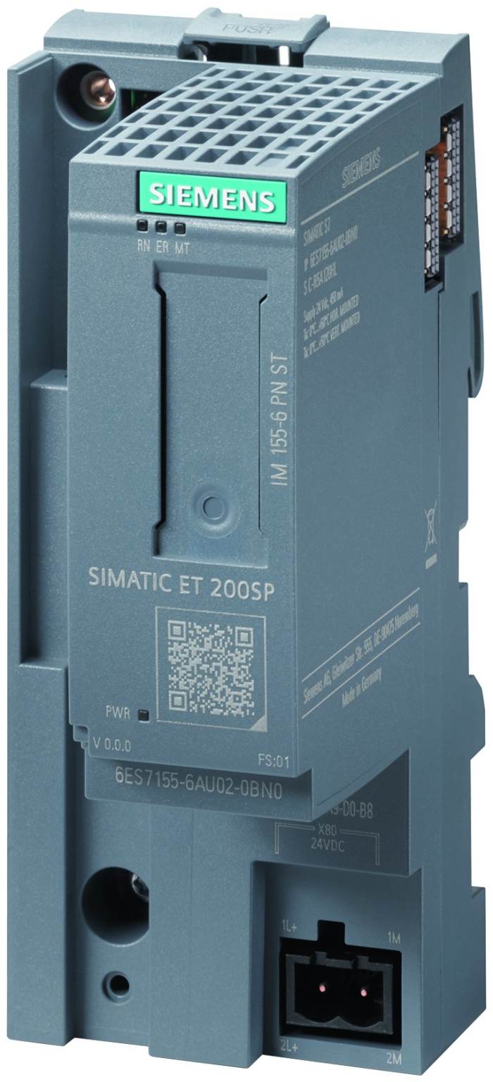 Siemens 6ES7155 Series Interface Module for Use with PROFINET, 24 V dc