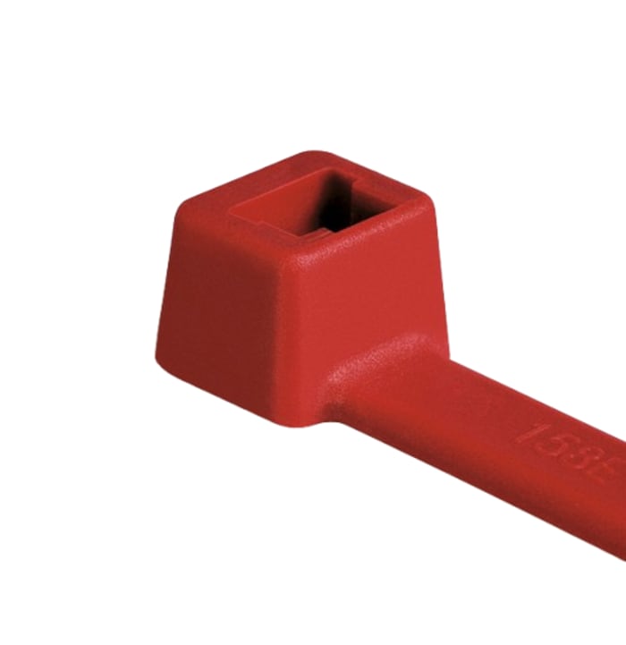 Red nylon cable tie 390x4.6mm