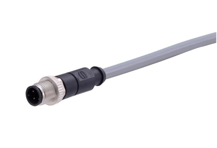 HARTING Male 4 way M12 to Actuator/Sensor Cable, 5 m